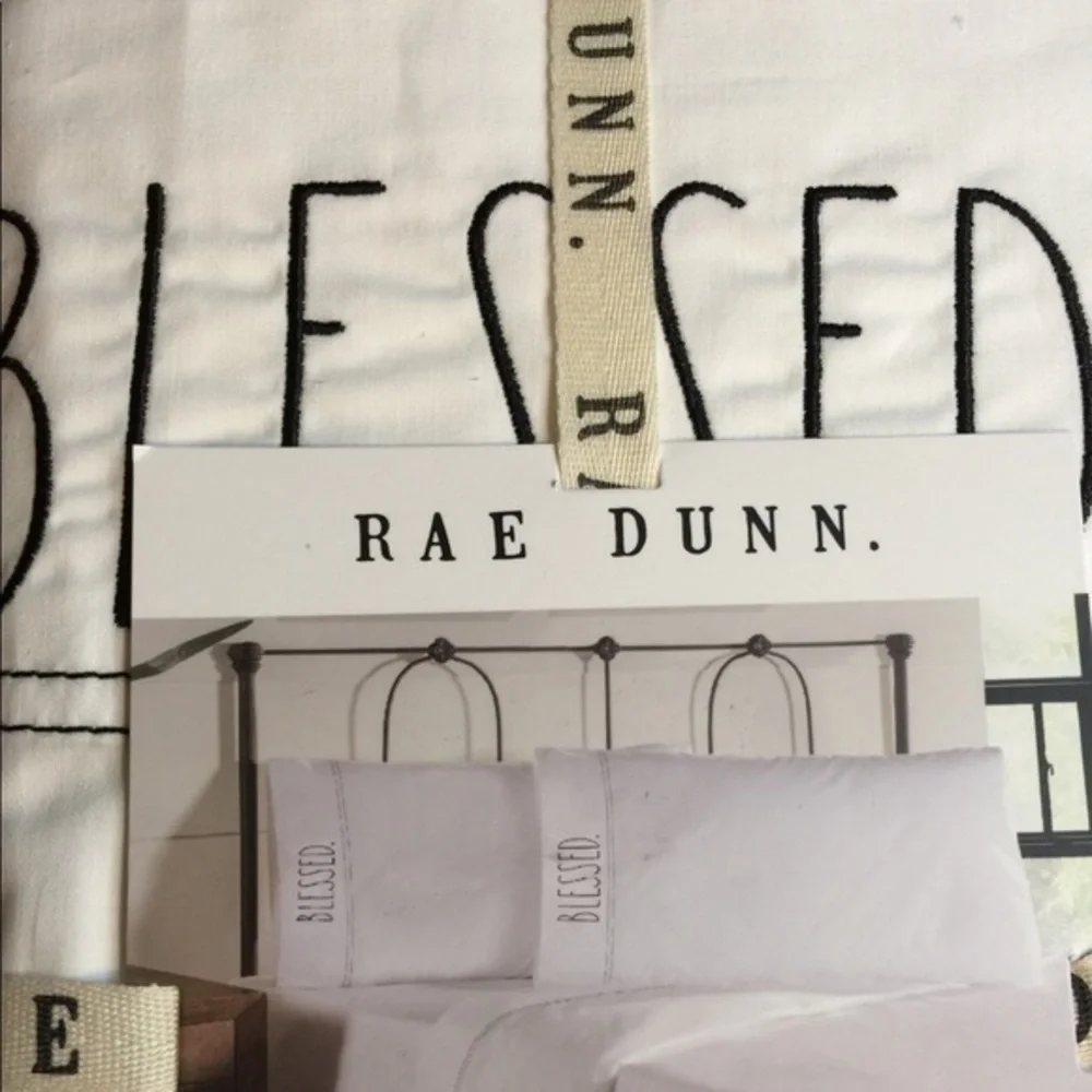 NWT Rae Dunn‎ BLESSED Pillowcases